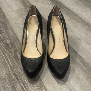Jessica Simpson black heels. Worn a handful of times